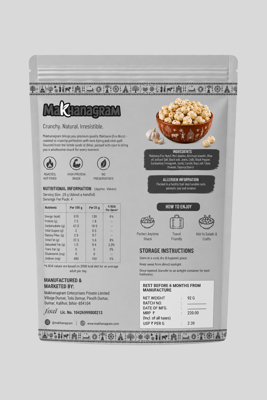 Garlic Makhana