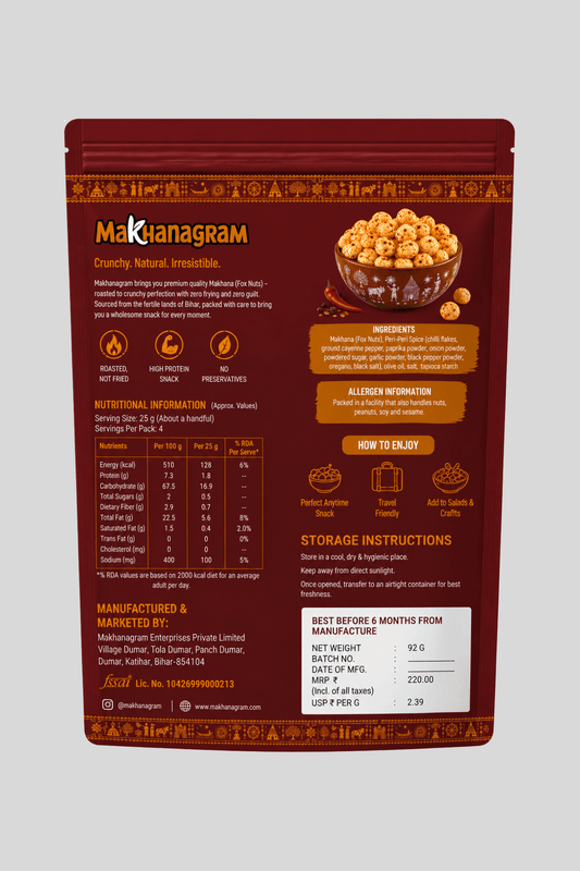 Peri-Peri Makhana - makhanagram.in